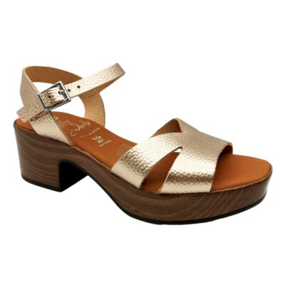Sandals Sandalia Vestir Dorado