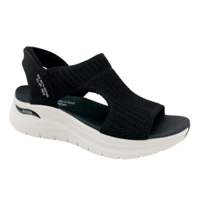 Skechers Sandalia Negro