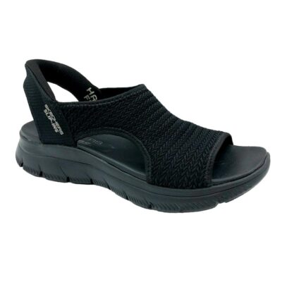 Skechers Sandalia Slip In Negro