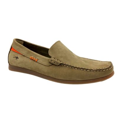 Mocasin Nobuck Piel Beige