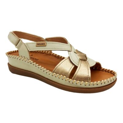 Pikolinos Sandalia Cuña Beige