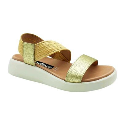 Wonders Sandalia Tiras Dorado