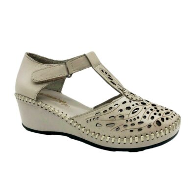 Grimaldi Sandalia Cerrada Beige