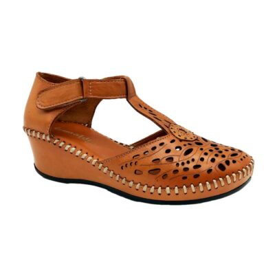 Grimaldi Sandalia Cerrada Camel