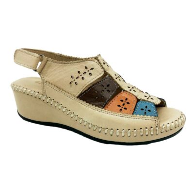 Grimaldi Sandalia Combi Beige