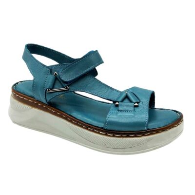 Grimaldi Sandalia Piel Azul
