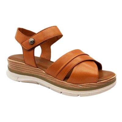 Grimaldi Sandalia Cuña Camel