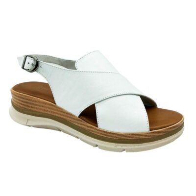 Grimaldi Sandalia Cuña Blanco