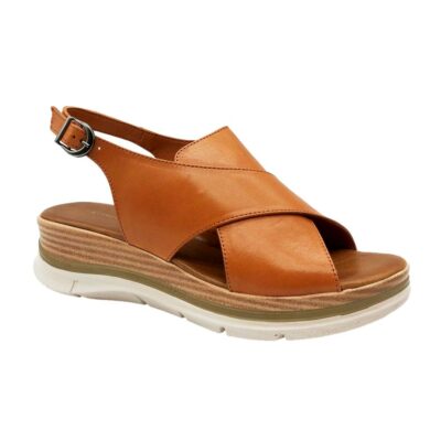 Grimaldi Sandalia Cuña Camel