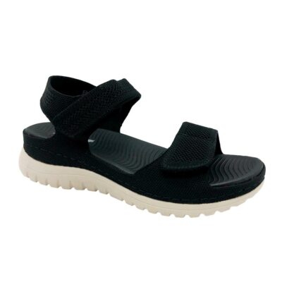 Finlander Sandalia Tejido Negro