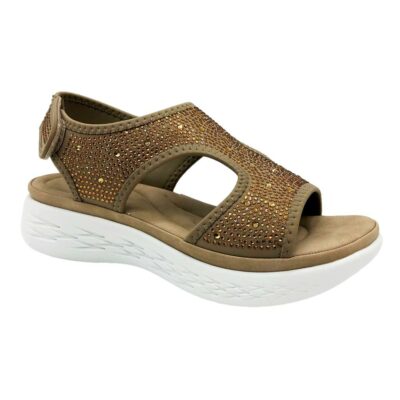 Finlander Sandalia Plana Taupe