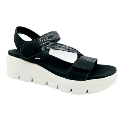 Finlander Sandalia Tiras Negro