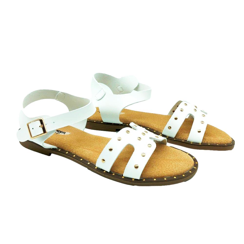 Finlander Sandalia Tachas Blanco - Imagen 2