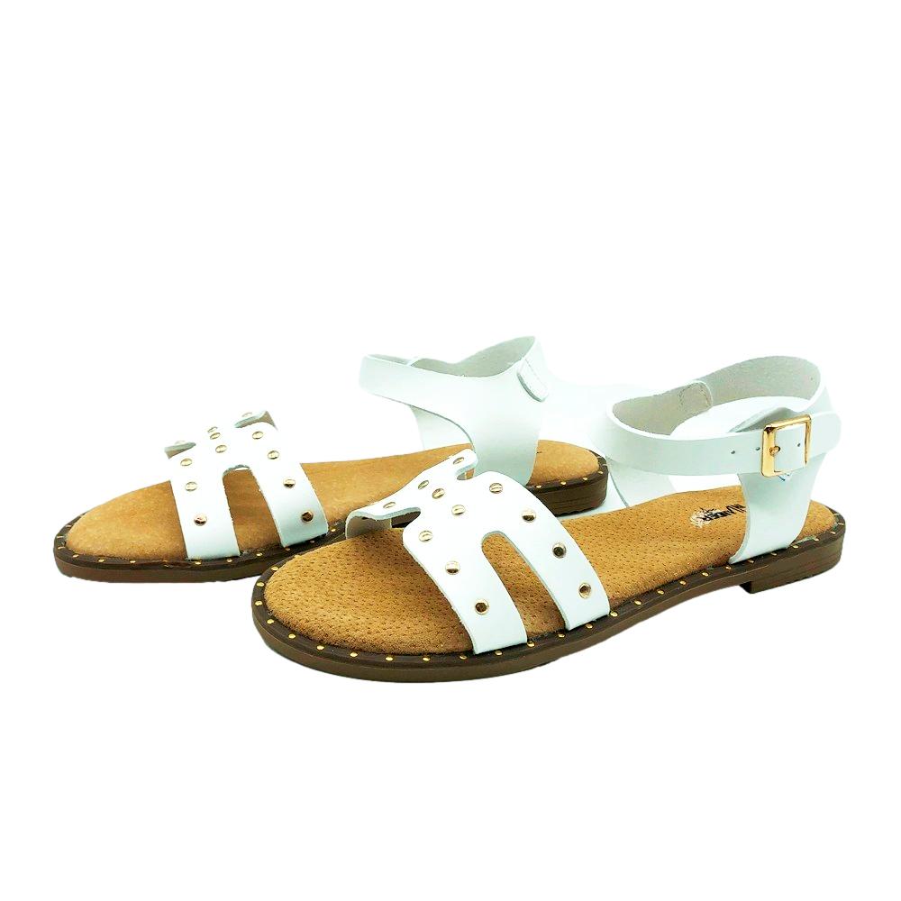Finlander Sandalia Tachas Blanco - Imagen 3