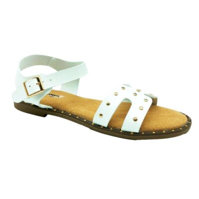 Finlander Sandalia Tachas Blanco