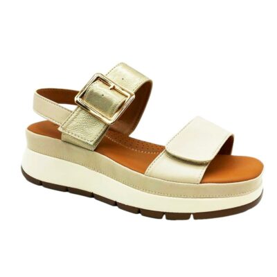 Finlander Sandalia Cuña Beige