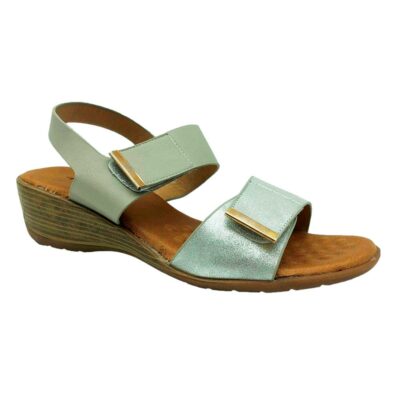 Finlander Sandalia Cuña Gris