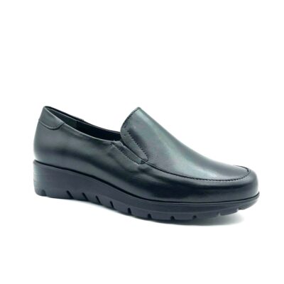 Blanco&negro Mocasin Negro