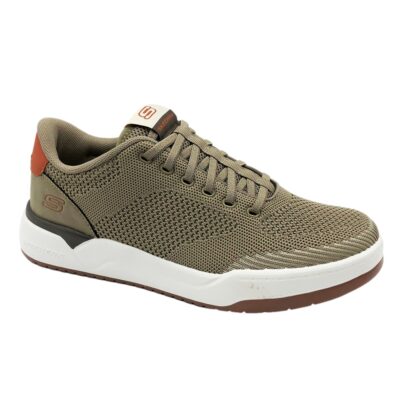 Skechers Lona Cordones Taupe