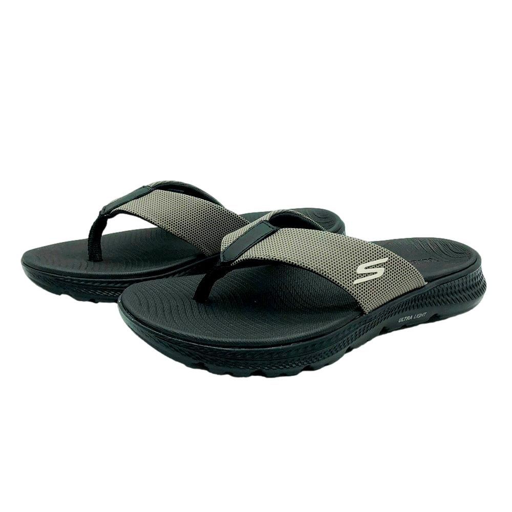 Skechers Esclava Goma Taupe - Imagen 3