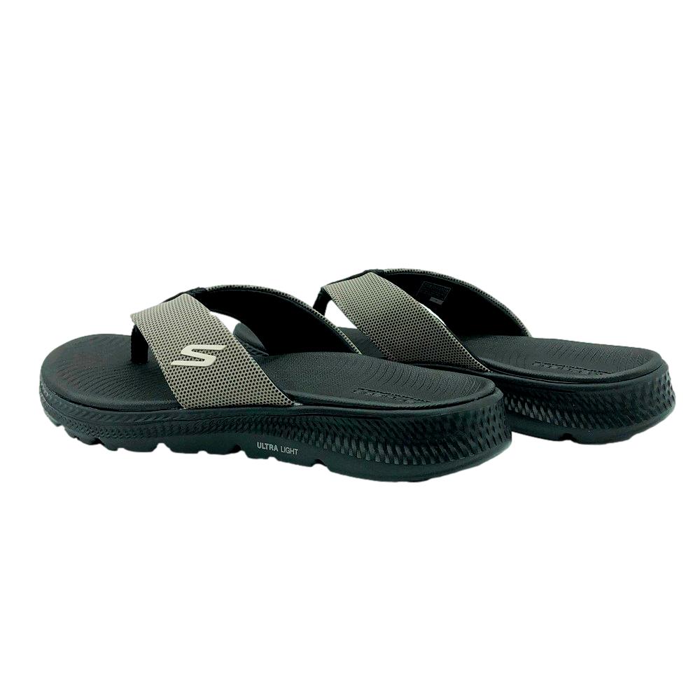 Skechers Esclava Goma Taupe - Imagen 4