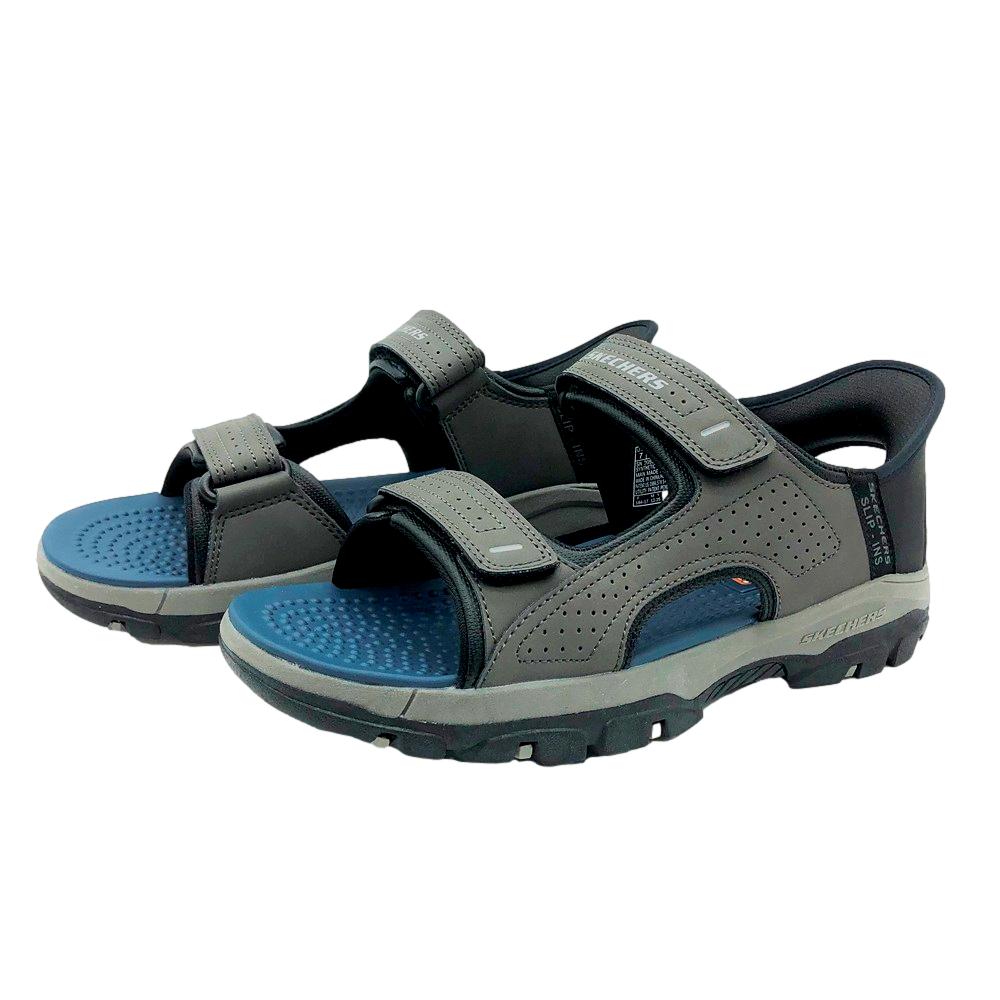 Skechers Sandalia Slip In Gris - Imagen 3