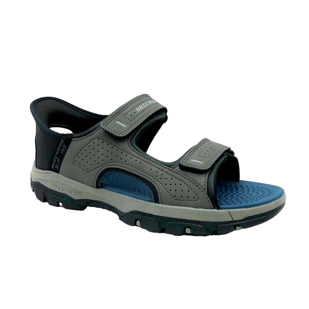 Skechers Sandalia Slip In Gris