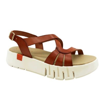 Porronet Sandalia Tiras Camel