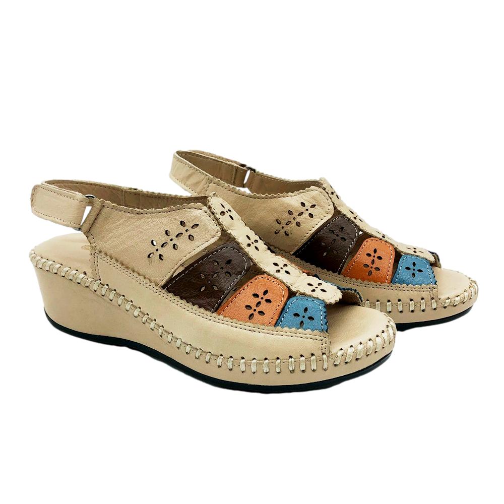 Grimaldi Sandalia Combi Beige - Imagen 2