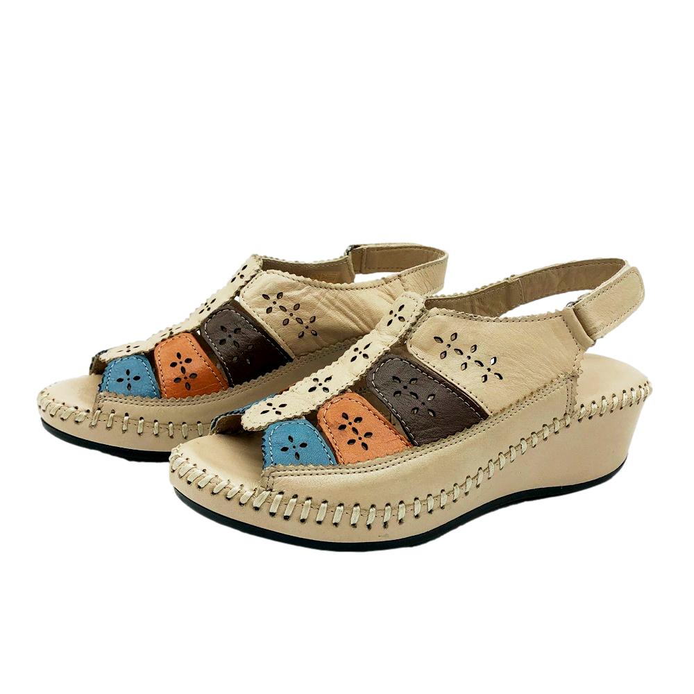 Grimaldi Sandalia Combi Beige - Imagen 3