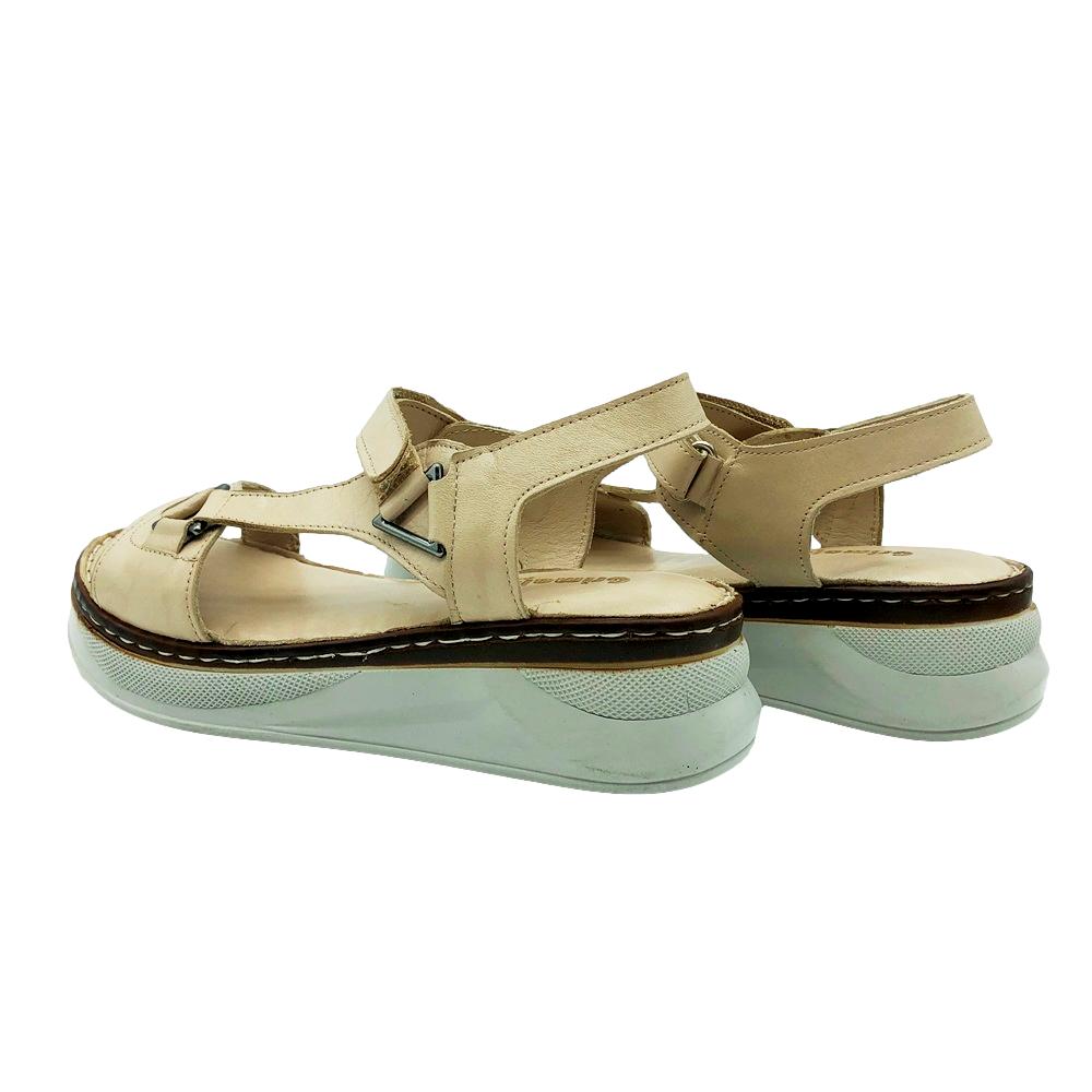 Grimaldi Sandalia Piel Beige - Imagen 4